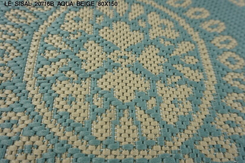le_sisal_20716b_aqua_beige_80x150