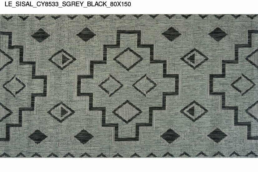 le_sisal_cy8533_sgrey_black_80x150